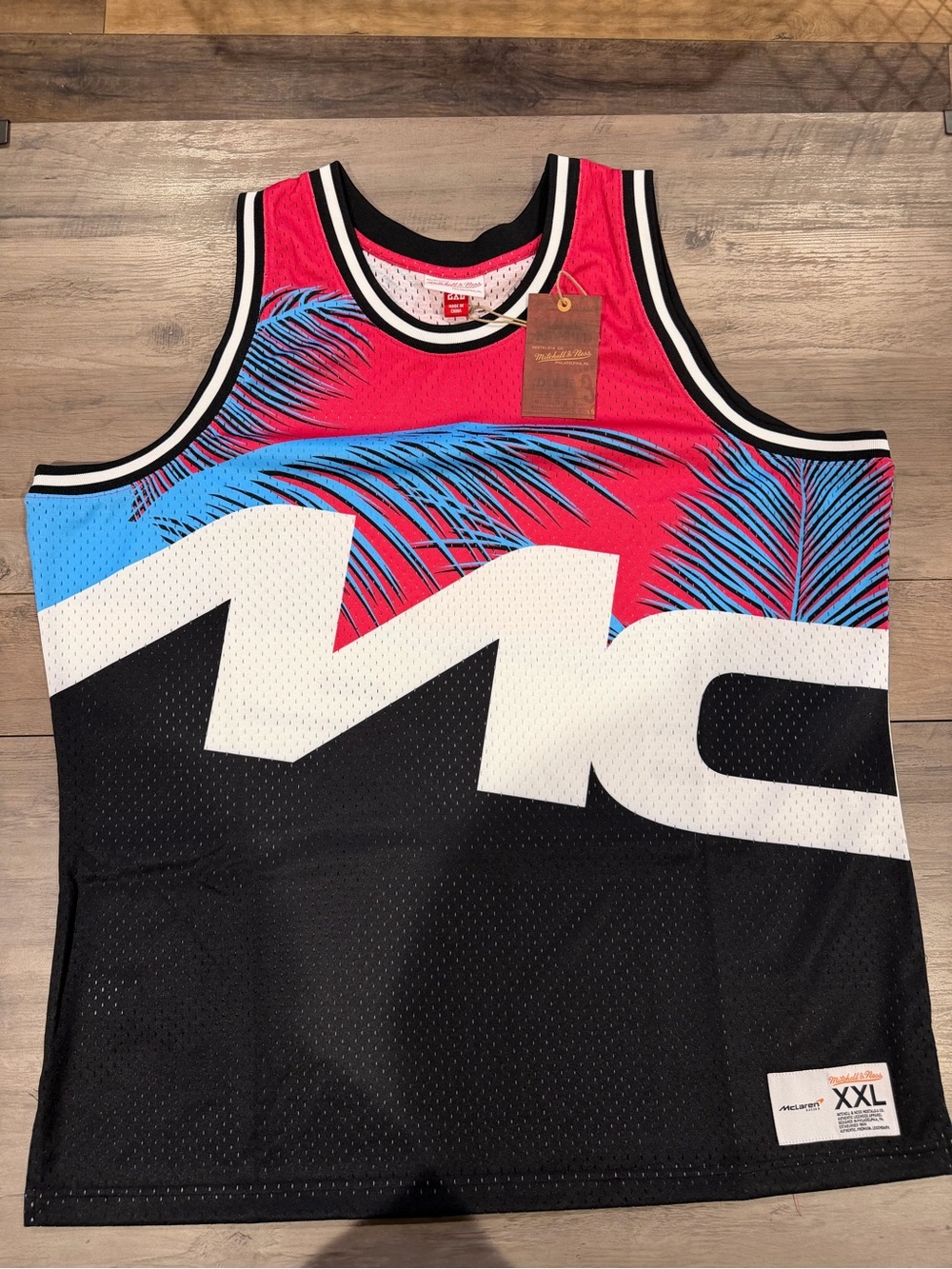 Mitchell & Ness Black/Red/Blue McLaren Formula 1 Mesh Tank